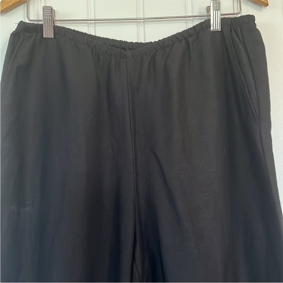 Flax Wide Leg Pull On Linen Blend Pants S - Picture 4 of 6